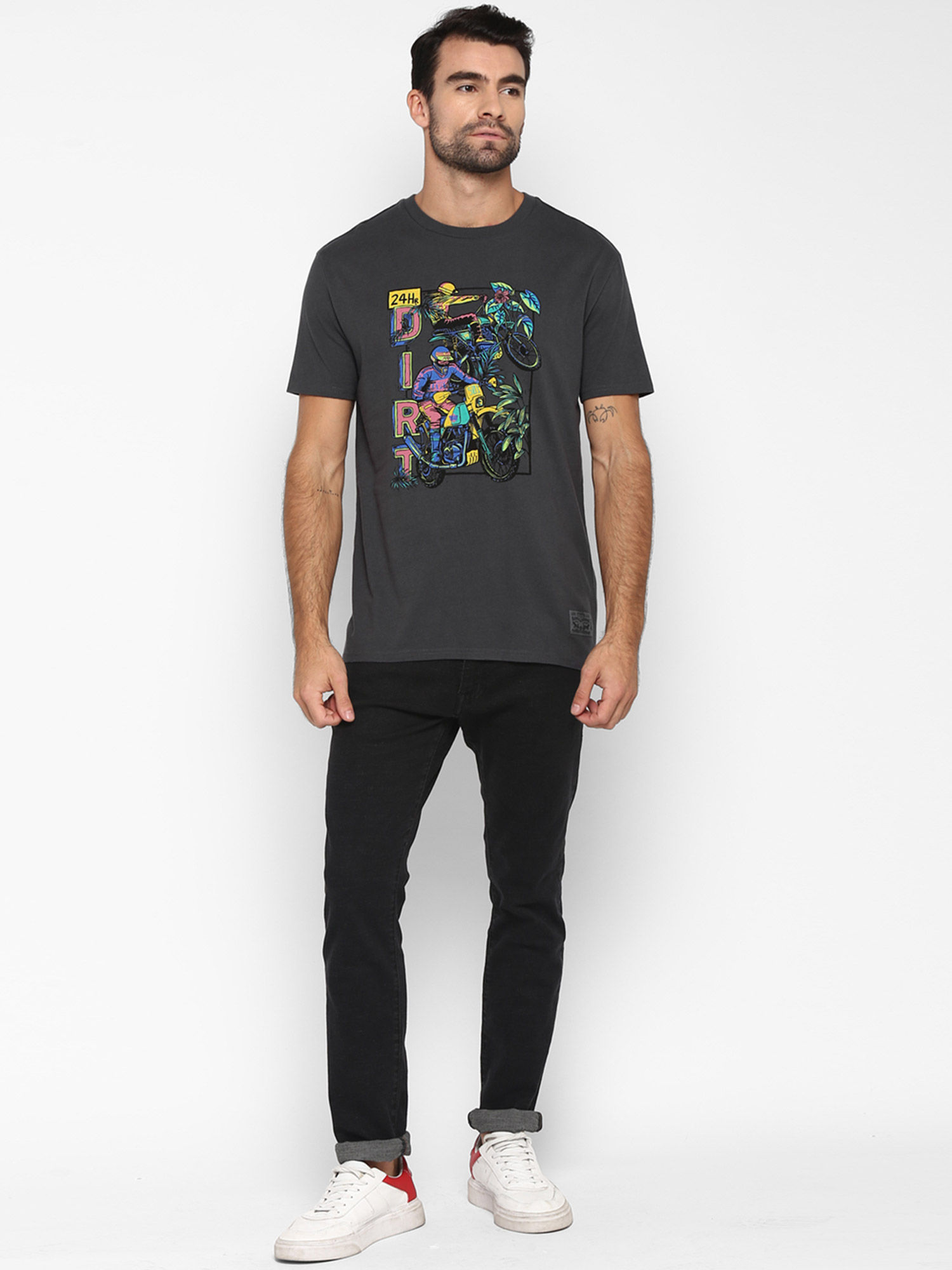 Royal Enfield X Levis Dirt Bike T-Shirt 
