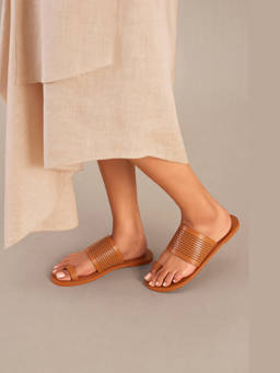 AMPM - Tan Lesha Slip-Ons