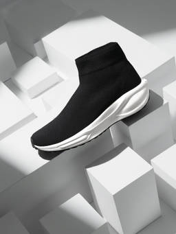 Off Limits - Bareform Black Shoes