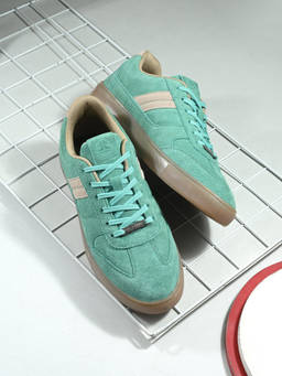 Off Limits - Memphis Genuine Leather Aqua Sneaker