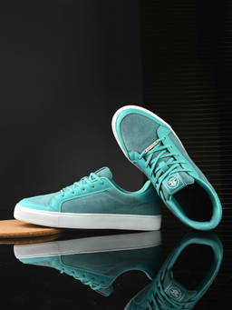 Off Limits - Oxford Aqua Sneaker