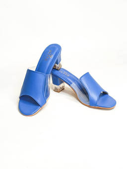 THE ALTER - Chloe Clear Block Heels Sandal