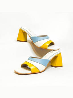 THE ALTER - Cassie Colour Block Heels Sandal