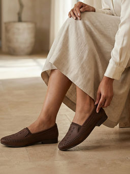 Global Step - Coco Casuals Brown Ballerinas