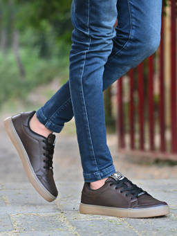 Off Limits - Skyline Dark Brown Sneaker