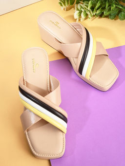 Pelle Albero - Beige Wedge Sandals