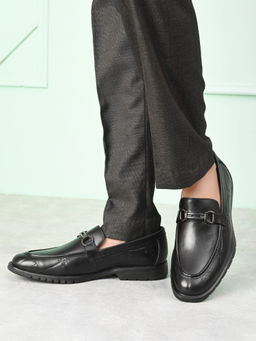 Pelle Albero - Men Black Colour Leather Mocassin Shoes