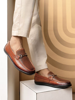 Pelle Albero - Tan Leather Comfortable Loafer/Driving Boots