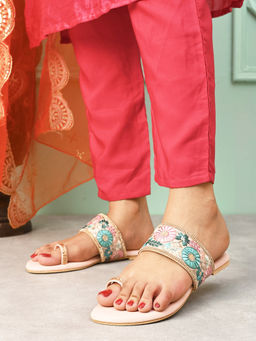 Pelle Albero - Women Pink Synthetic Flats