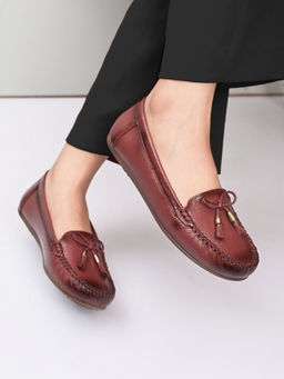 Pelle Albero - Women Leather Cherry Loafers