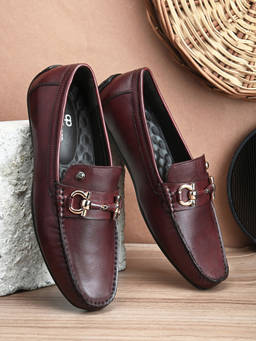 Pelle Albero - Men'S Brown Slip On Casual Loafer