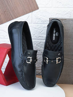 Pelle Albero - Men'S Navy Slip On Casual Loafer