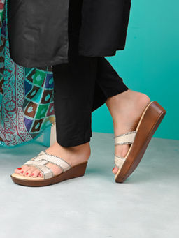Pelle Albero - Pink Colour Comfort Partywear Sandals