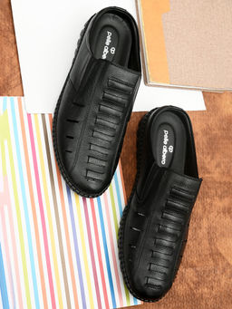 Pelle Albero - Black Casual Mule