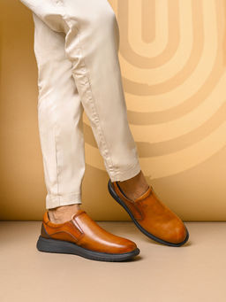 Pelle Albero - Extralight Comfortable Tan Leather Shoes