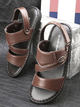 Pelle Albero - Men Tan Leather Sandals