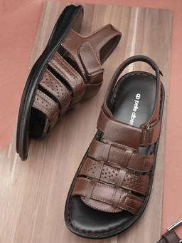 Pelle Albero - Men Tan Leather Sandals