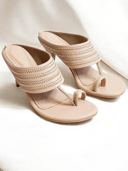 THE ALTER - Beige Nyla Kohla Stilettos Heels