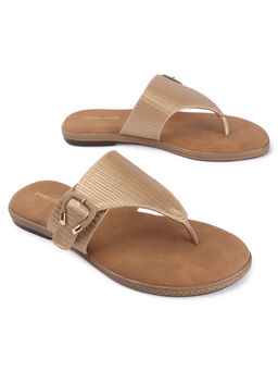 D'Shoe Lounge - Champagne Gold Slingback Flats