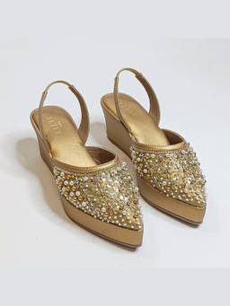 THE ALTER - Amara Embellished Wedges