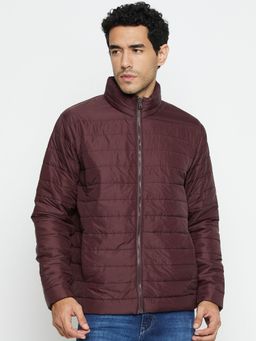 Cantabil - Men Wine Casual Jacket