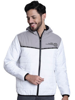 Cantabil - Men White Casual Jacket