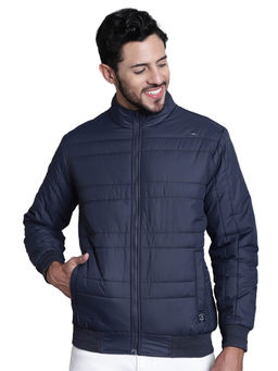 Cantabil - Men Grey Reversible Casual Jacket