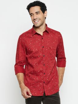 Cantabil - Men Red Casual Shirt