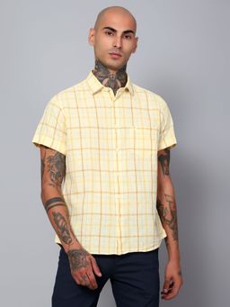 Cantabil - Men Lemon Casual Shirt