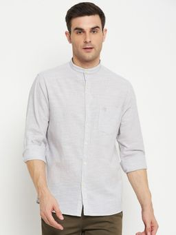 Cantabil - Men Grey Casual Shirt