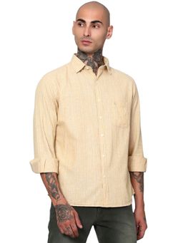 Cantabil - Men Brown Casual Shirt