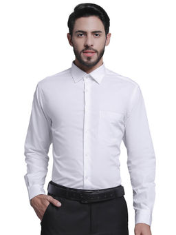 Cantabil - Men White Formal Shirt