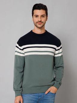 Cantabil - Men Green Casual Sweater