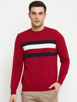 Cantabil - Men Red Casual Sweater