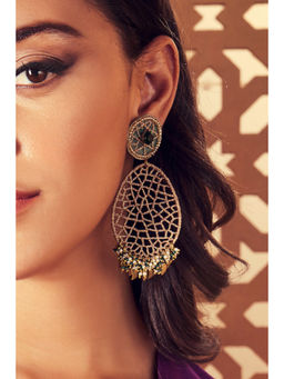 Charkhee - Womens Naksh Jaal Earring