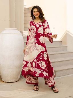 Autumnlane - Karen Persian Cotton Kurta With Palazzo
