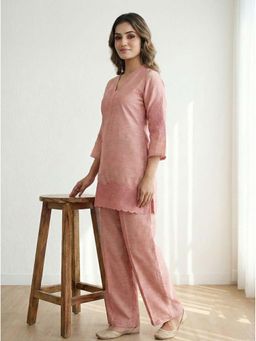 Autumnlane - Prisha Blossom Embroidered Cotton Co-Ord Set