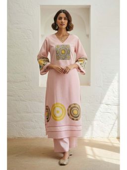 Autumnlane - Viresh Soft Pink Cotton Kurta With Pant
