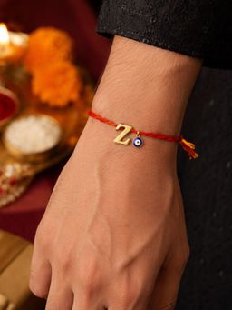 Digital Dress Room - Z Letter Evil Eye Moli Thread Rakhi Bhai Bro