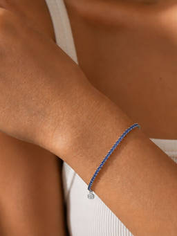 Nishani - 961 Silver Cz Tennis Bracelet For Women