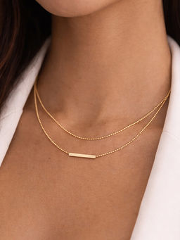 Sorele - Minimal Layered Gold Plated Necklace
