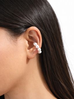 Sorele - Pearl Grace Ear Gold Plated Cuff