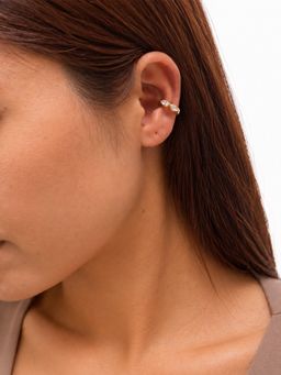 Sorele - Light Fall Diamond Loop Ear Cuff