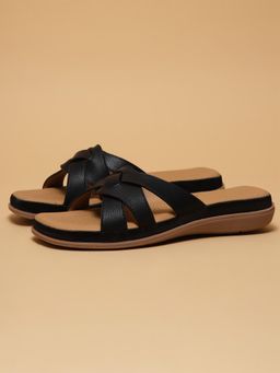 ERIDANI - Liam Black Comfort Sandals