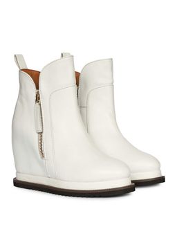 Saint G - Women White Leather Casual Boots