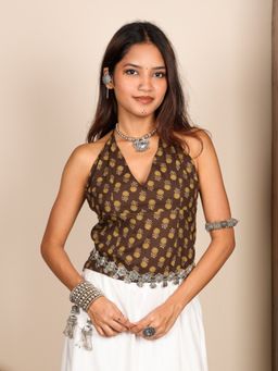 NISHORAMA - Aarvie Halter Neck Top