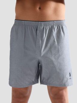 U.S. POLO ASSN. - Grey Pure Cotton Ex003 Boxer Shorts
