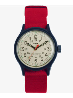 Timex - Unisex 36 Mm Size White Dial Analog White Watch - Tw2U84300 (M)