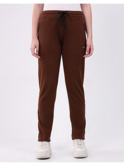 Rock.it - Brown Polyester Blend Solid Regular Fit Trackpant