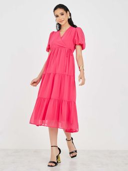 Styli - Women Dress Pink